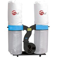Leman – Aspirateur professionnel à copeaux 300L – ASP302T – 2200W, débit d'air 2864 m³/h, pour chantiers humides et bois dur