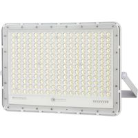 V-TAC VT-240W Projecteur LED blanc avec panneau solaire 30W et télécommande Projecteur LED avec batterie remplaçable 6400K Câble 3m - 7847