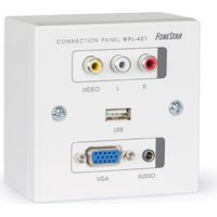 Panel Conexion VGA AV RCA JACK USB