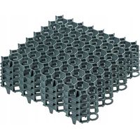 Kadax – Dalles stabilisatrices en plastique 50 x 50 x 4 cm – Lot de 4 – Résistantes aux UV et aux intempéries – Capacité 1 000 tonnes/m²