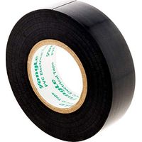 ROULEAU ADHÉSIF 19MM X 20M NOIR - ZENITECH 121570
