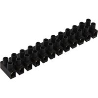 Klemmleiste für Kabel EKL0 1-4 mm2, 12-polig schwarz 2-reihig, 450V