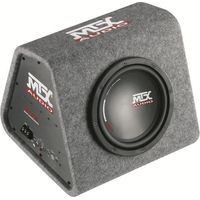 Caisson de grave amplifié 120W RMS – Subwoofer 20cm – Télécommande EBC – Construction MDF robuste pour son profond – Mtx Audio