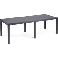 TAVOLO QUEEN cm. 150÷220x90x72 h col. Antracite