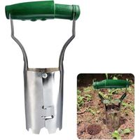 BUNTHAUS Plantoirs à Bulbes, Planteur de Bulbes à Fleurs, Trans-Planteur de Jardin, Outils de Plantation de Fleurs pour Semis de Fleurs, de Pommes de Terre et de Tomates (Vert)