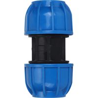 Raccords pour tuyaux d'eau Raccord droit en plastique PE Adaptateur 63 mm à 63 mm