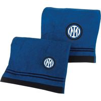 Hermet Fc Inter Set Toallas de Baño Negro Azzurro