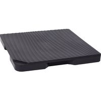 Lestón de cemento modulable de 12 kg para tapete de deporte gris oscuro