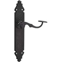 Griff mit Platte aus geschmiedetem Aluminium 45x275mm schwarz (inkl. Schrauben)