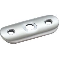CROSO Handlaufträger-Platte für Rohr ø 42,4 mm, Edelstahl geschliffen V2A