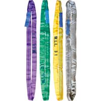 Élingue Sangle Double Levac – 1 M, 30 Mm, Violet, Polyester, CMU 1000 Kg, Anti-abrasion, Résiste Aux Hydrocarbures, Fabrication Française