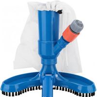 Pool cleaning tools, half-moon pool head, portable vacuum jet nozzle