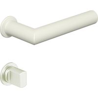 HEWI Drückergarnitur Serie 162 - mit Rundrosetten WC, weiß matt