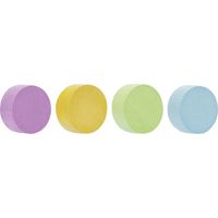 magnetoplan Magnete Circle (Ø) 30 mm Rosa, Arancione chiaro, Verde chiaro, Azzurro 4 pz. 16654410