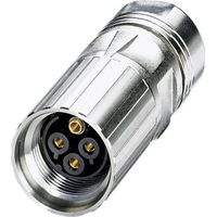 Phoenix Contact Conector de potencia M17 plateado IP67