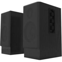 Sistema audio da 30W RMS ITB con cassa cablata EMSP.WB30 in legno nero, ideale per pavimento e tavolo