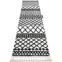 Carpet, Runner BERBER SAFI white - for the kitchen, corridor & hallway white 60x300 cm