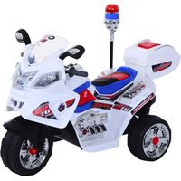 MOTO ELETTRICA PER BAMBINI 3 RUOTE CON MUSICA LUCI 112 × 51 × 72.5 CM