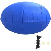 vidaXL Winter Pool Pillow Blue Ø 310 x 180 cm PVC