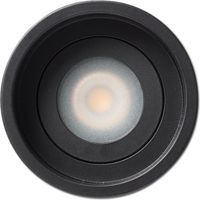 ACRE Deckeneinbauleuchte fest schwarz rund IP44