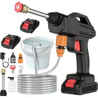 50Bar Cordless Hochdruck hebel Waschen Spray Wasser Pistole Auto Waschen Druck Wasser waschen Maschine Für Makita 24V Batterie, mit 2 Akkus(Stil 3)