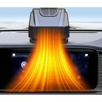 Chauffage pour Voiture Défroisseur De Pare-Brise 150w Ventilateur Chauffant Antibuée pour Camping Car Tente Salle De Bain Bureau Utilisation Intérieure Extérieure Automobile