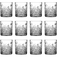 Whiskygläser, Whiskybecher - Timeless, 12er-Set, Stilvolle Gläser für Whisky & mehr, 205ml