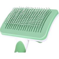 Pet comb for dogs and cats, suitable for removing felt, undercoat, and knots - green
