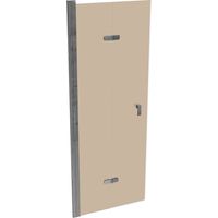 HÜPPE Design pure Porte pliante battante, fixation à gauche,