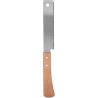 CSPARKV Small Hand Saw, Double Edge Japanese Pull Saw with Wooden Handle, Flush Trim Finishing Tool for Carpentry, 12 Inch