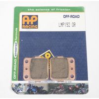 bremsbelag ap racing für quad kawasaki 400 kfx 2002 bis 2007