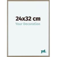 yd. - Cadre photo 24x32 - Champagne - Aluminium - Kent