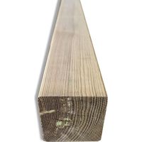 Trave Quadrata in Legno di pino impregnata 7x7 cm, lunghezza 200 cm