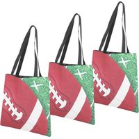 Sac à main léger et pratique imprimé rugby pour les fêtes amis du monde, sac femmes hommes