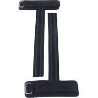 Sangles d'haltérophilie pour hommes et femmes, sangles de musculation pour la musculation en salle de sport, sangles de soulevé de terre, sangles d'entraînement noires