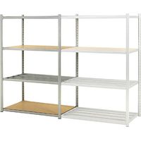 Regale für mittelschwere Lasten 4 Ebenen - Startmodul - 1760x1000x1000mm - Max. Belastung pro Ebene 159kg/Ebene - RAYEPS/1010/4N/D