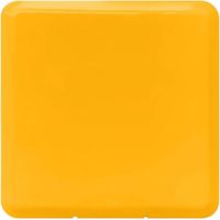 MINKUROW Wasserdichte Staubmasken-Aufbewahrungsbox Einweg-Gesichtsabdeckungs-Organizer-Box (Gelb)