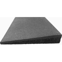Lestare Loseta de Caucho Biselada 500x250x40 mm Negra