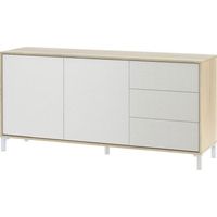 Kit credenza brooklyn 2 ante + 3 cassetti canadian/b.artik