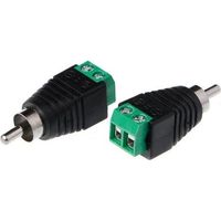 Connettore maschio Rca A a vite Con295