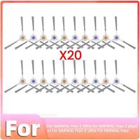 Lot de 20 brosses latérales de rechange pour aspirateurs NARWAL Freo Z Ultra/Freo X Plus/K1/Freo X Ultra/Freo. Accessoires