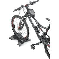 Andrys Aparcabicicletas 1 Plaza con Patas Ruedas 6,5 cm 40x43x30 Negro
