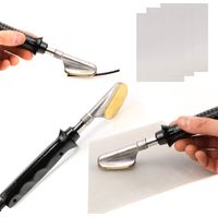 Soldador Rosfix para alisar pl谩stico + Juego de 3 mallas Rosfix de 20x15 cm para soldar pl谩stico