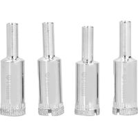 4PCS Foret à Verre 14mm Acier Allié Coupe-Céramique pour Carreaux et Verre