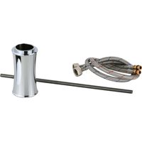 Kit d'extension pour la conversion d'un robinet d'évier haut en couleur chrome Gattoni Orta KTP100/27C0 Chromé