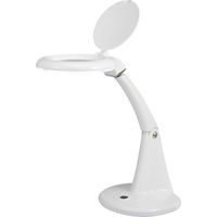 Toolcraft – Lampe loupe de table LED 5W – Grossissement 1,75x et 4x – Lentille Ø 100 mm – 40 LEDs blanches – Température de couleur 6500K