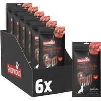 Rosewood Chewy Sticks Rind Small – Kaustangen für Hunde mit Rindfleisch, Rinderhautsnack, Rohhautsnack, unterstützt die Zahnpflege, ohne Getreide, Gluten und künstliche Zusatzstoffe, 6er Pack (6x72 g)