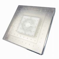 Soffione Doccia Quadrato 20cm A Led Rgb Bagno Miscelatore 79905 Per Cromoterapia