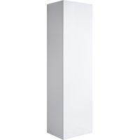 Armoire murale 1 porte – Meuble de rangement suspendu 40x165x29cm – 4 compartiments – Finition mélamine brillante – Lettiemobili