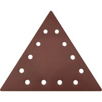 Papier emeri triangulaire K60 pour meuleuse mural et plafond TM LHS 710 D, emballage 25 pcs
